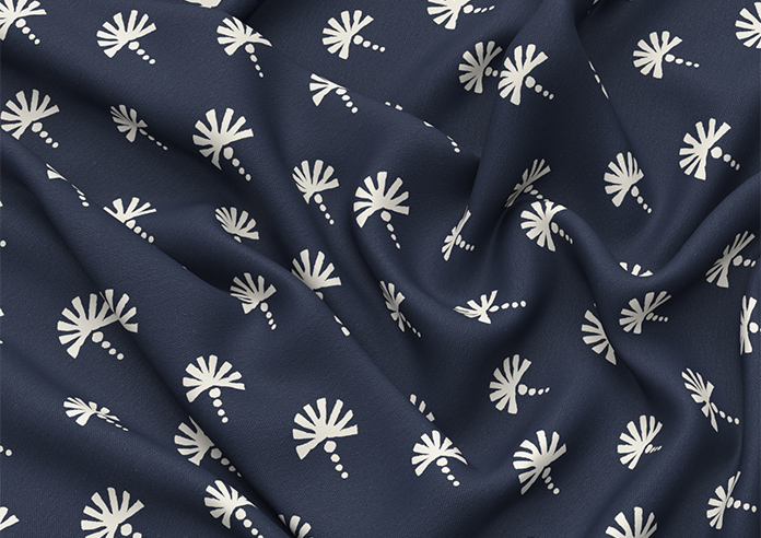 Hanalei, Blue Navy - Motorised Roman Blind - Image 4